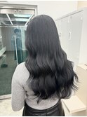 ブリーチなし　スモーキーブルー　アディクシー　増田