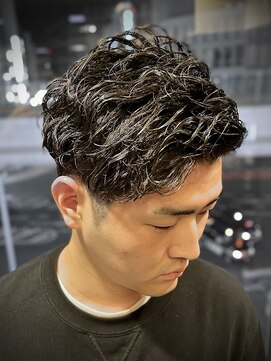 ヒロギンザ 六本木店(HIRO GINZA) ソフトツイストスパイラルパーマ×メンズショート