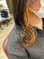 チルアウト 塚口本町店(chill out)&nbsp;インナーカラーオレンジ/20代/30代/40代/50代/60代