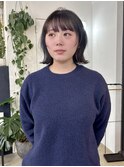 ネイビー×ブラウンのミックス