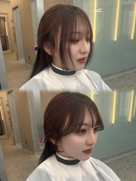 ボタン ハカタ(VOTAN hakata) 【votan hakata 中村珠梨】顔周りカット/前髪カット