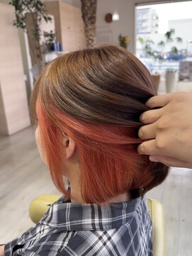 シュウ 安城店(Shu) ボブ×インナーカラー