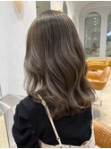 【関日葉里】アッシュベージュ