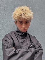 ヒュージ 表参道(huge)&nbsp;スパイキーショート/ダブルカラー/メンズカット/ブリーチ