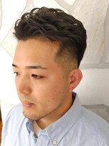 ヨシザワインク バンダイ(YOSHIZAWA Inc. BANDAI)&nbsp;新発田万代理容バーバーフェードアイロンパーマ濡れパン色気渋い