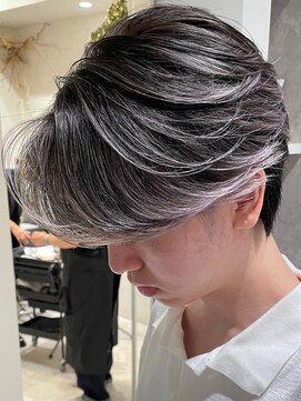 アンサー 渋谷(ANSWER) メンズバレイヤージュハイライトセンターパート