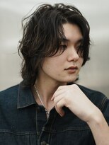 フィフス 渋谷(fifth) 渋谷メンズミディアムシャドウパーマルーズパーマセンターパート