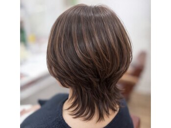 はしもと美容院の写真/一人ひとりのなりたいイメージ・髪質・状態に合わせた提案と施術◎オシャレを楽しむ大人女性に♪