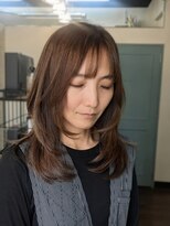 ジェルム ヘアーワークス(germe hair works) ミディアムレイヤー