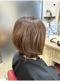 アンブレラカラー × 髪質改善ショートボブ