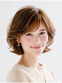 40代　夏映えハイライトショート