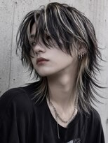 アイトーキョー 下北沢(AI TOKYO)&nbsp;デザインカラーで作るシャギーウルフ/メンズカット/ウルフカット