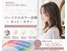 New!!!【パーソナルカラー診断付き】似合わせカット+艶カラー+tr