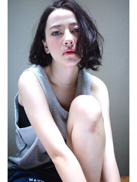 ミラバイグリーン(Mira by green) 「nude」無造作×外ハネ-『Bob』-