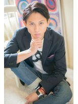 モッズ ヘア 福岡姪浜店(mod's hair)&nbsp;アップバング＆七三の《ウェットショート》