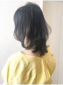 《K-two栄・矢場町》大人女性のハイレイヤーonミディアム/黒髪