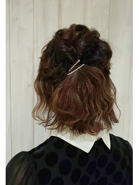 カムバイネオリーブ 溝の口店(Cam by neolive) 【溝の口　neolivecalme】 編み込みアレンジ