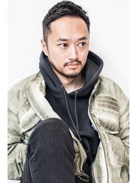 モニカ 西宮北口(Monica) アップバングモテる流行イケメン黒髪モテ髪短髪ツーブロック束感