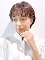 アイティー バイ アルバム 中野店(IT by ALBUM)&nbsp;耳掛けショート_エアリーミディショートパーマ_28286