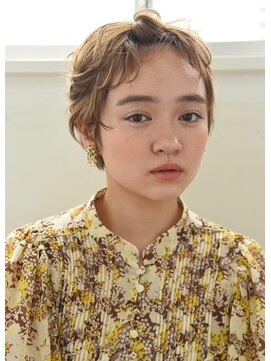 ユノ(juno) 【juno】マッシュショートパーマ☆編み込みアレンジ