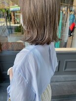 ヘアーアイスカルテット(HAIR ICI QUARTET)&nbsp;ロブ　ベージュ　グレージュ