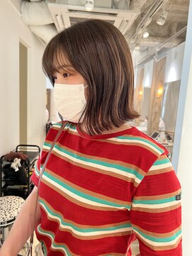 トレス(TRESS) 外ハネボブ 似合わせカット ブラウンベージュ レイヤー