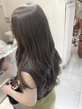 ネオリーブカフ 鶴ヶ峰店(Neolive caff) さりげなハイライト×透明感オリーブベージュ