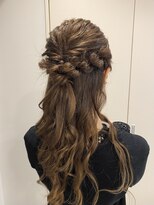 お呼ばれハーフアップ◎【銀座ヘアセット】