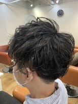 ノア 北山(NOA)&nbsp;ツーブロックマッシュの波巻き束感ショートMEN’S HAIR12