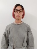 ボブ×デザインカラー