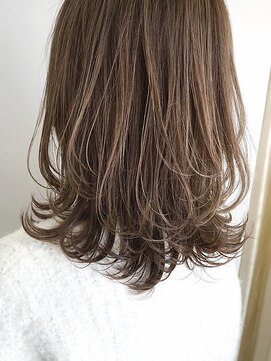 ジアン バイ ミルボン 西宮ガーデンズプラス(GIEN by milbon) 透明感カラー/ミディアム/シアーブラウン/福原 浩一