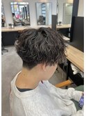 メンズパーマ__波巻き__マッシュ__TEN TEN