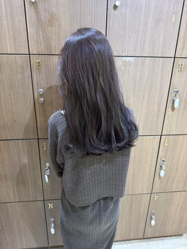 ルーダ(RUEDA) 切りっぱなしボブ/エアリーロング/美髪/ピンクブラウン