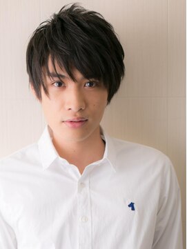 モッズヘア メン 南越谷南口店(mod's hair men) 簡単スタイリング!男前アッシュブラック束感ショートU南越谷