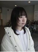 ウルフカット/ミディアム