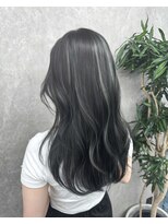 アルドーレフィエロ シンサイバシ(Ardore fiero shinsaibashi) コントラスト極ハイライト☆アッシュブラック