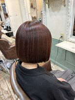 オーガスト ヘア ネイル(AUGUST hair nail)&nbsp;コーラル×オレンジブラウン/アンブレラカラー/横浜