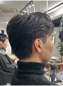 スパイキーショート/ニュアンスパーマ/韓国マッシュ/men's