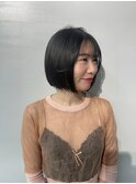 大人気 パツッとストレートボブ