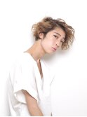 ○femme 二条○ハイトーングラデボブ＋シースルー