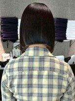 チャオ バイ ミチ(Chao by MICHI)&nbsp;【ChaoMICHI haruya】切りっぱなしボブ インナーカラー ブリーチ