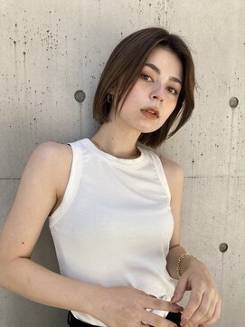ヴィオットバイサロン(Viot by Salon) ヘイリーボブ 切りっぱなしボブ 肩ラインボブ 縮毛矯正 20代30代