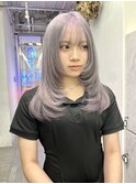 【シルバーラベンダー☆レイヤースタイル】