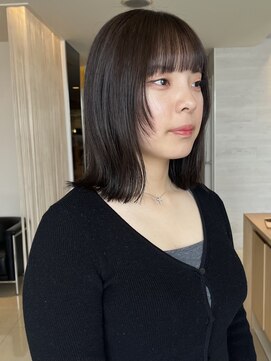 フェイス 大船(FACE) 透明感グレージュカラー/顔周りカット【大船駅】太良坊航