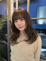 ローレン(LOREN)&nbsp;くびれヘア/アプリコットオレンジ/ハイライトカラー/栄/名古屋