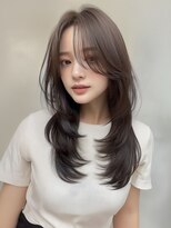 ヴェイン 渋谷(vain)&nbsp;ボブ レイヤー 顔周りレイヤー 小顔カット 透明感カラー