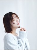 【La fith】前髪インナーカラー×外ハネボブ×レイヤーカット