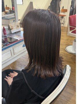 マリーチ サーカス(marichi circus) ミディアムカット×ブラウンカラー