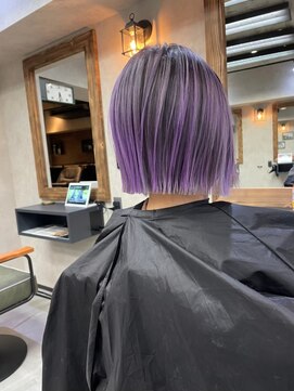 サニー 渋谷(SUNNY) バレイヤージュ、ハイライト、レイヤーカット、ダブルカラー