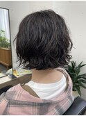 【中目黒】ミニボブパーマと白髪ぼかしカラー♪レイヤーボブ